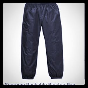 Supreme Pants Packable Ripstop Joggers Navy Blue